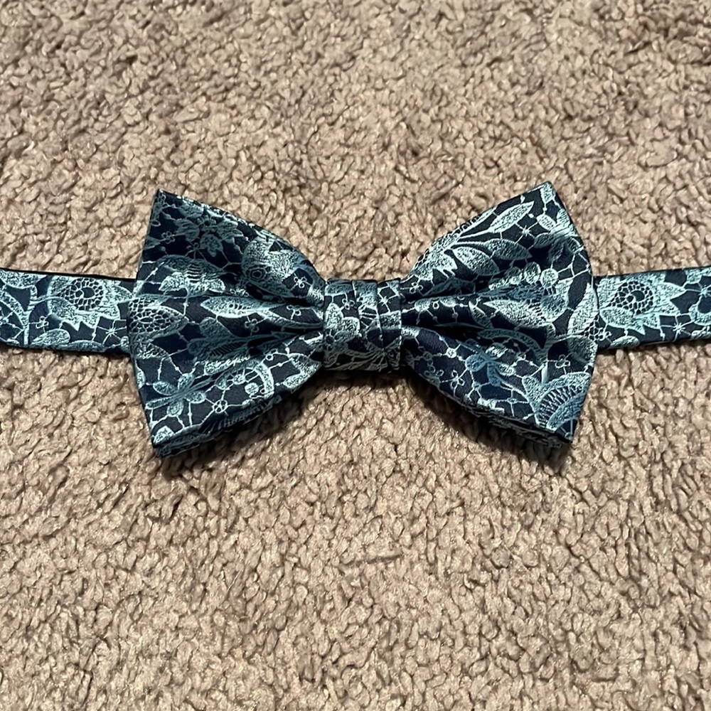 Silky Blue Apt. 9 Bow Tie